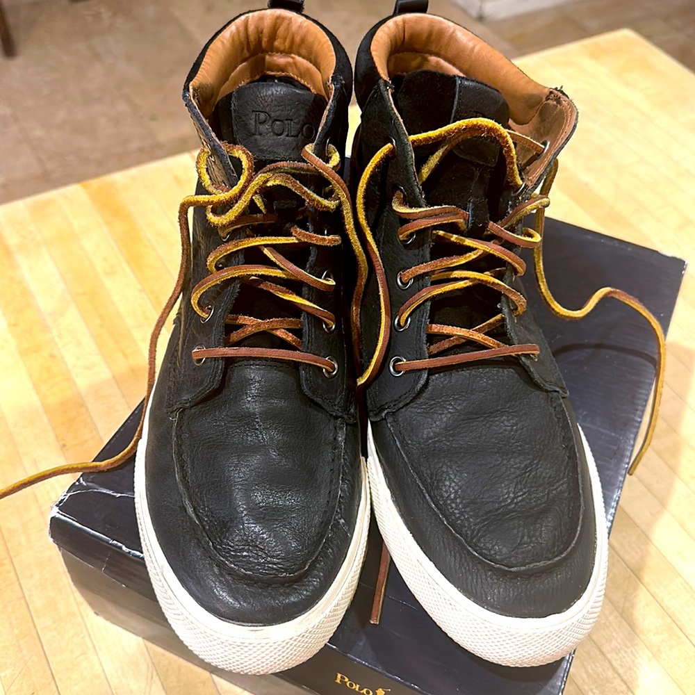 Ralph Lauren Tedd Leather Boot